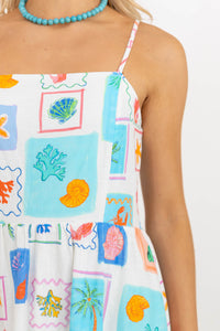 Done Right Blue Midi Dress