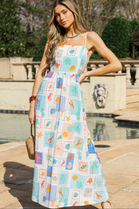 Done Right Blue Midi Dress