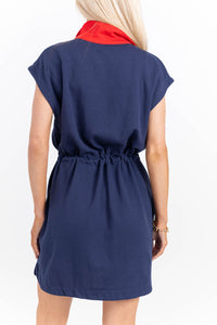 Always Charming Navy Dress