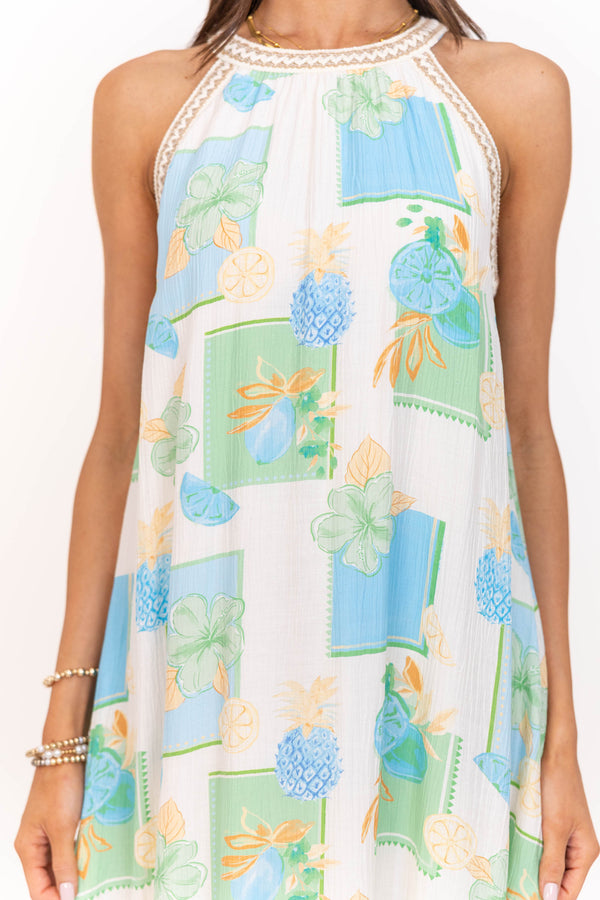 Catch The Breeze Blue Maxi Dress