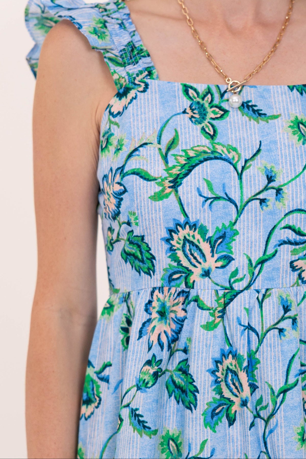 Make A Memory Blue Paisley Midi Dress – Shop the Mint