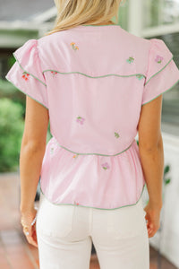 Soft Spot For You Pink Blouse