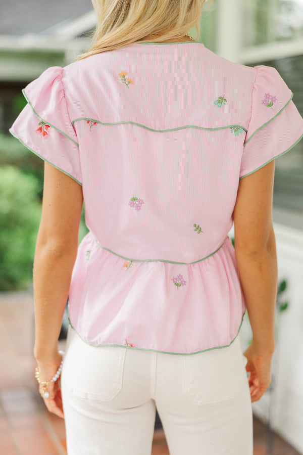 Soft Spot For You Pink Blouse