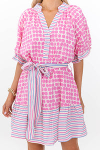 Pretty Little Moment Pink Polka Dot Dress