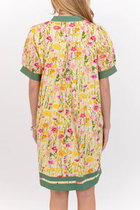 English Garden Yellow Floral Dress