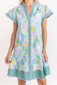 Every Bit Beautiful Mint Floral Dress