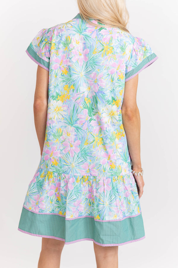 Every Bit Beautiful Mint Floral Dress