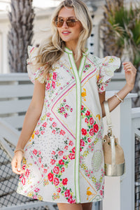 All The Things Blush Floral Dress