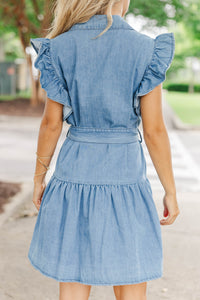 Today Feels Good Blue Dress