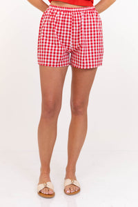In All The Best Ways Red Shorts