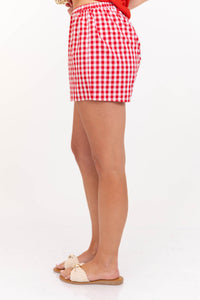 In All The Best Ways Red Shorts