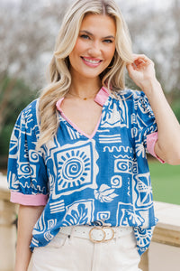 Twist & Shout Blue Blouse