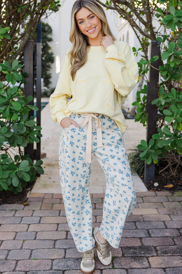 Relaxed All Day Yellow Gingham Top