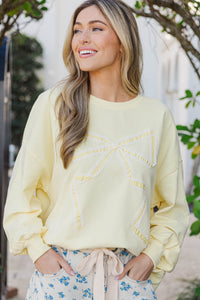 Relaxed All Day Yellow Gingham Top