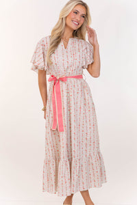 Only For You Pink Floral Maxi Dress