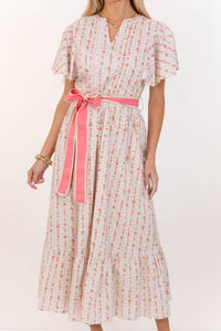 Only For You Pink Floral Maxi Dress