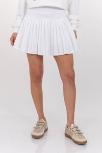 The Sadie White Skort