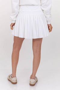 The Sadie White Skort