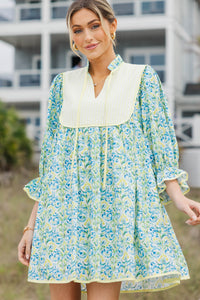 All The Little Things Blue Watercolor Dress
