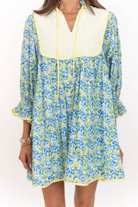 All The Little Things Blue Watercolor Dress
