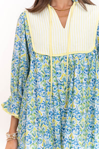 All The Little Things Blue Watercolor Dress