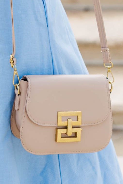 Pretty From Every Angle Taupe Handbag