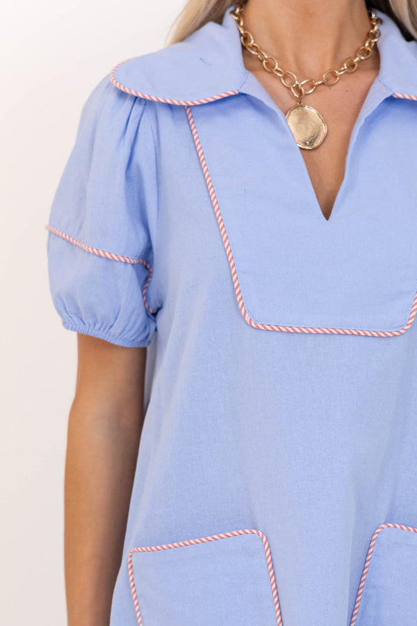 Joy Ride Light Blue Dress – Shop the Mint