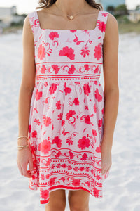 Girls: First Choice Pink Floral Dress