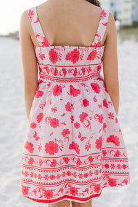 Girls: First Choice Pink Floral Dress