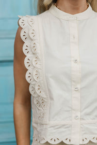 Meant For These Days Yellow Eyelet Trim Set