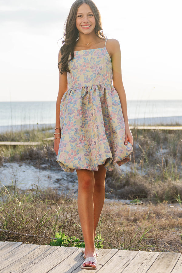 teal dresses Sadie Maxi Dress Teal and Chartreuse Jasmine Eyelet Teal / XL