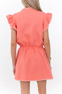 Made For Movement Coral Cinched Waist Dress