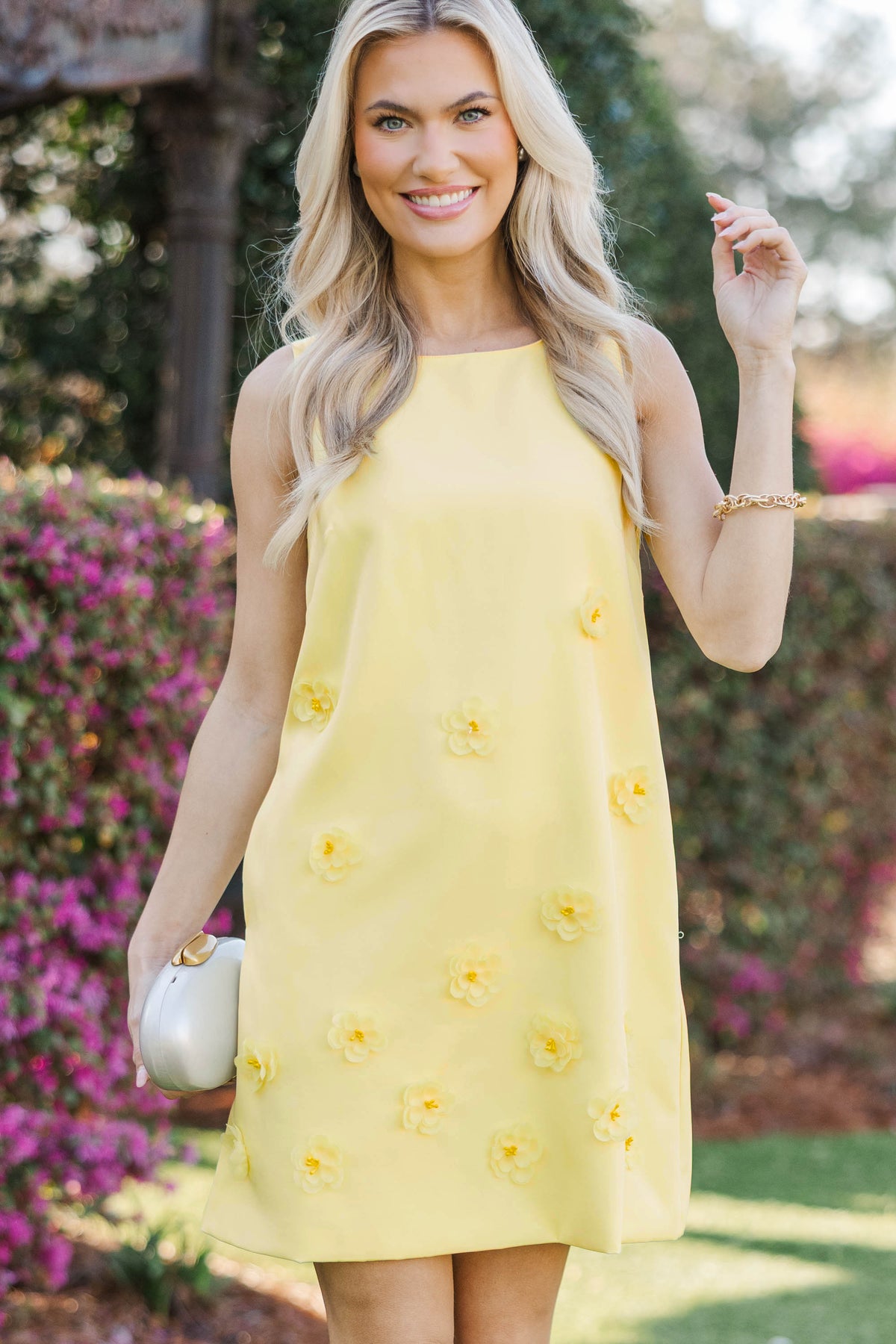 summer yellow dress This Side Of Applique Shift – Shop the Mint styleattribute-halter neck Size:46 Long Jacket Midi Black Lace Dress or no bra