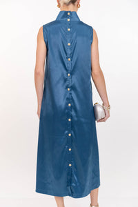 Always In Season Teal Midi Dress