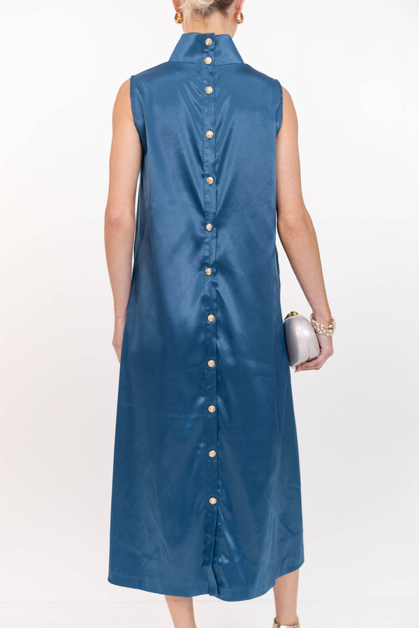 Always In Season Teal Midi Dress