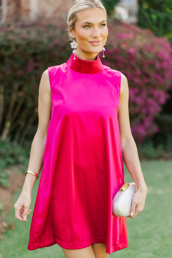 Best Days Are Here Magenta Dress