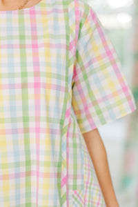 NURSING COLLECTION: Easy To Reach For Green Striped Dress