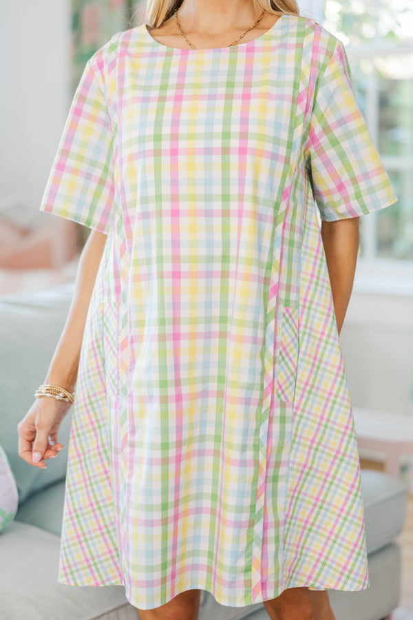 NURSING COLLECTION: Easy To Reach For Green Striped Dress