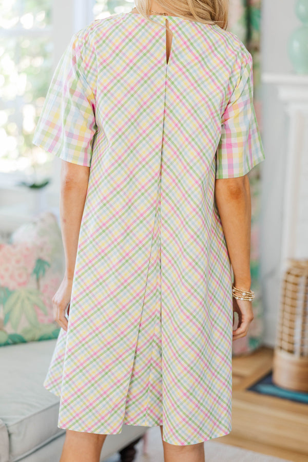 NURSING COLLECTION: Easy To Reach For Green Striped Dress