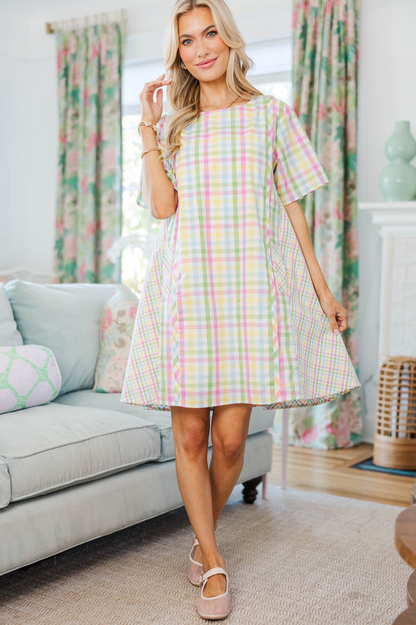 NURSING COLLECTION: Easy To Reach For Green Striped Dress