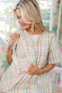 NURSING COLLECTION: Easy To Reach For Green Striped Dress