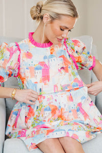 NURSING COLLECTION: In Wonderland Pink Toile Dress