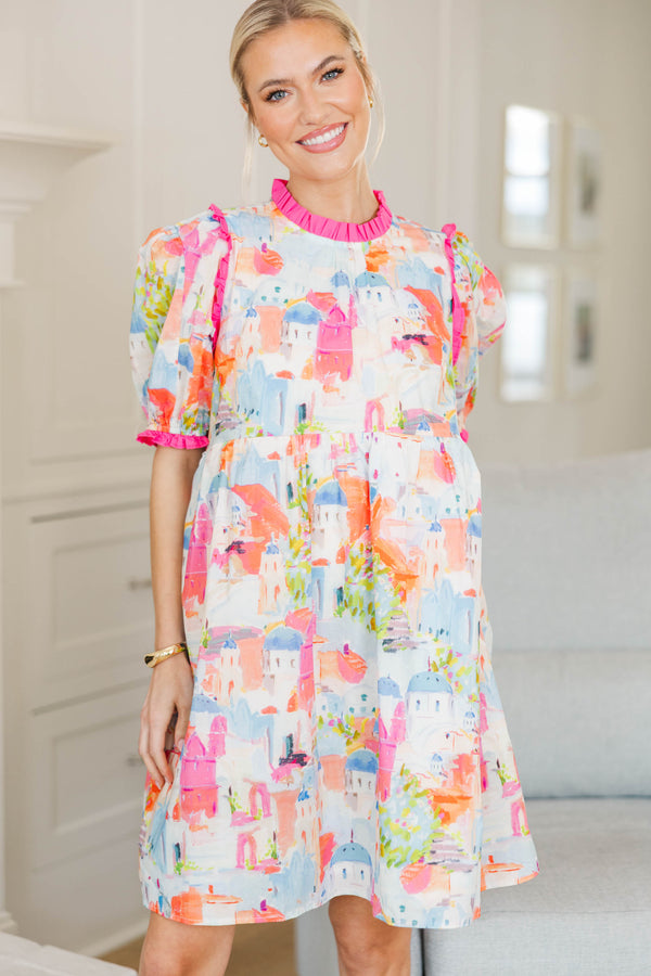 NURSING COLLECTION: In Wonderland Pink Toile Dress