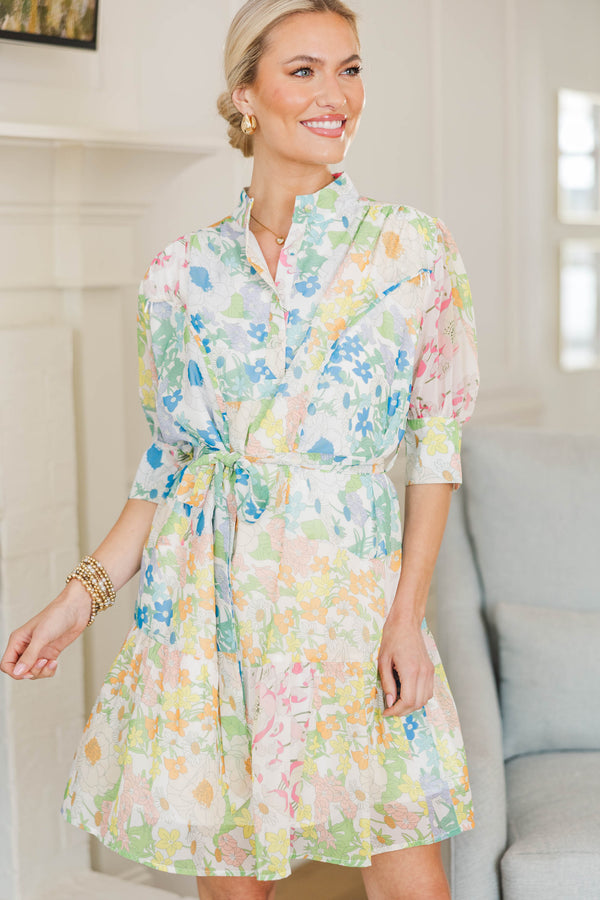 NURSING COLLECTION: You Have My Attention Pink Floral Dress