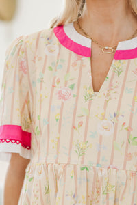 NURSING COLLECTION: The Pretty Essential Yellow Floral Babydoll Dress
