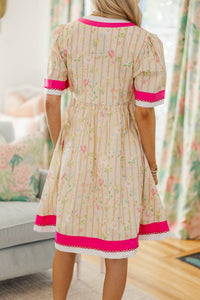 NURSING COLLECTION: The Pretty Essential Yellow Floral Babydoll Dress