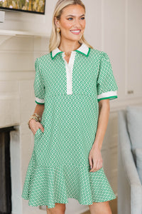 NURSING COLLECTION: The Days Ahead Green Textured Dress
