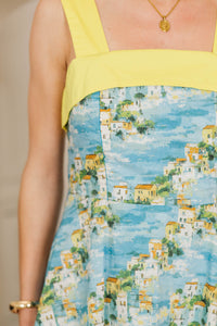 NURSING COLLECTION: Counting The Days Blue Colorblock Dress