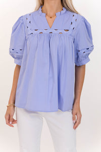 Stars In Our Eyes Blue Blouse