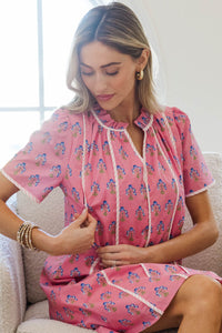NURSING COLLECTION: Soaking It All In Pink Floral Dress
